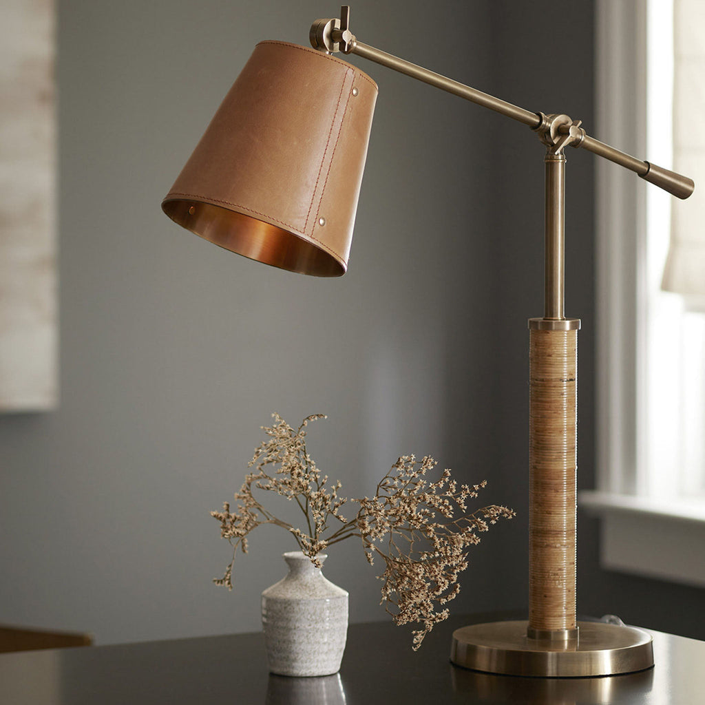 Lampe de bureau Palecek Hendrick