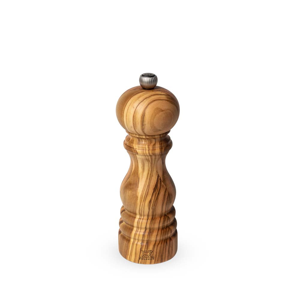 Moulins à sel et à poivre Peugeot Paris en bois d'olivier - 18 cm