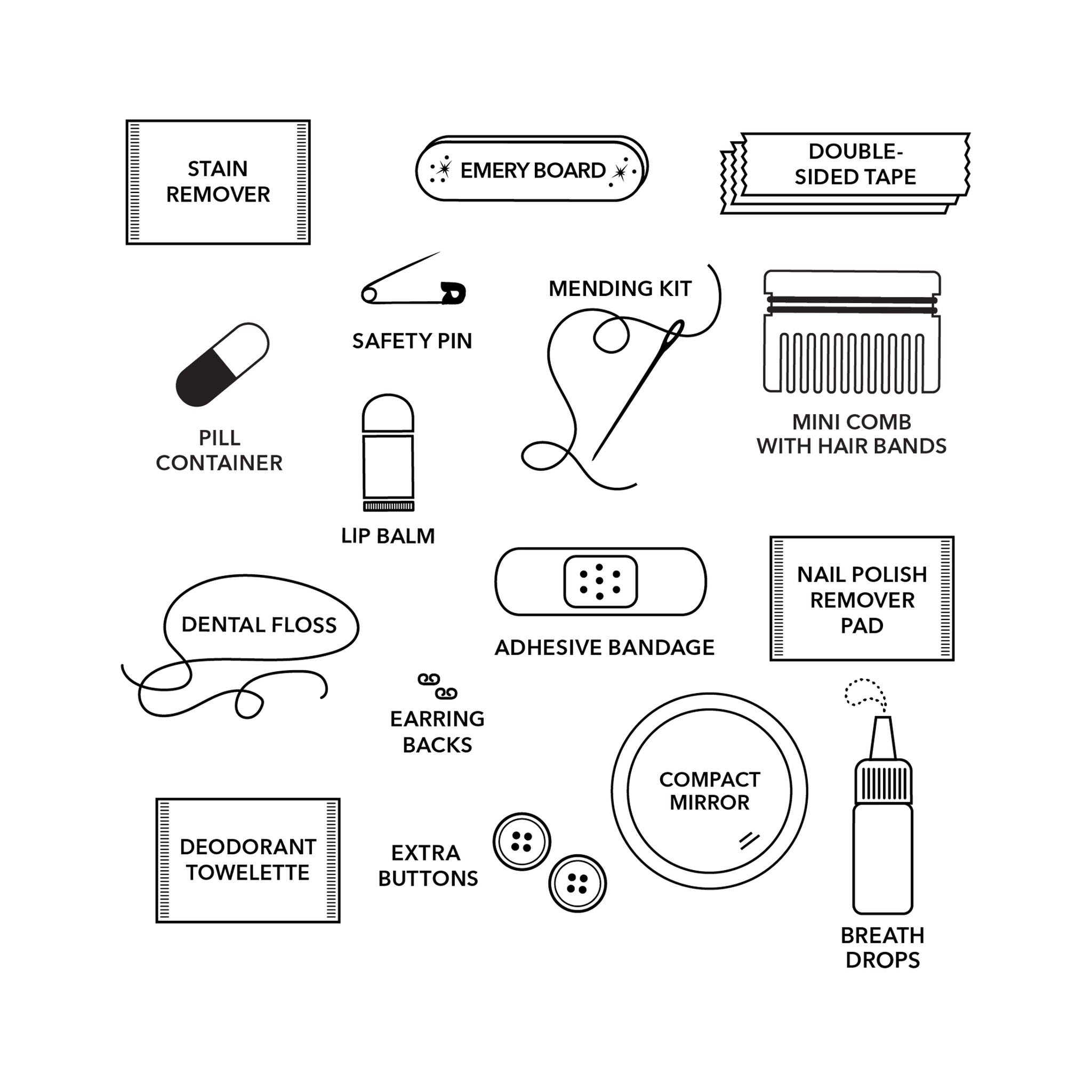 Kit de mini-urgence Pastel Puffer