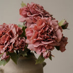 Tige florale de pivoine rose poudré