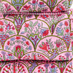 Trousse de toilette tulipe rose