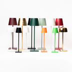 Lampe de table Poldina Pro couleur rouille