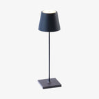 Lampe de table Poldina Pro en bleu acier