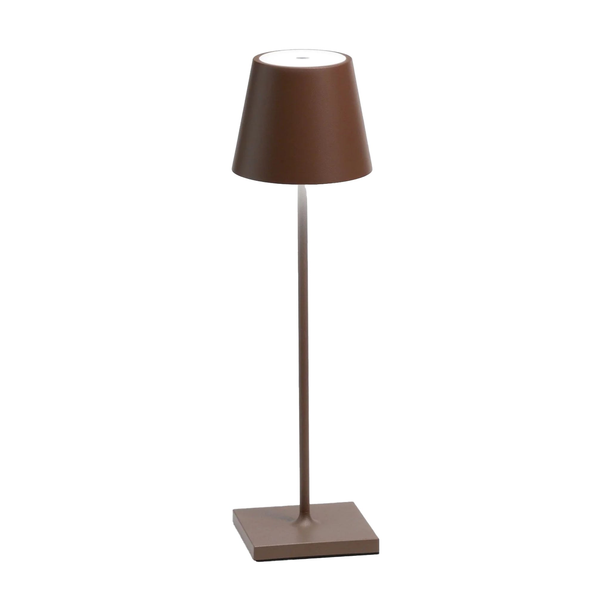 Lampe de table Poldina Pro couleur rouille