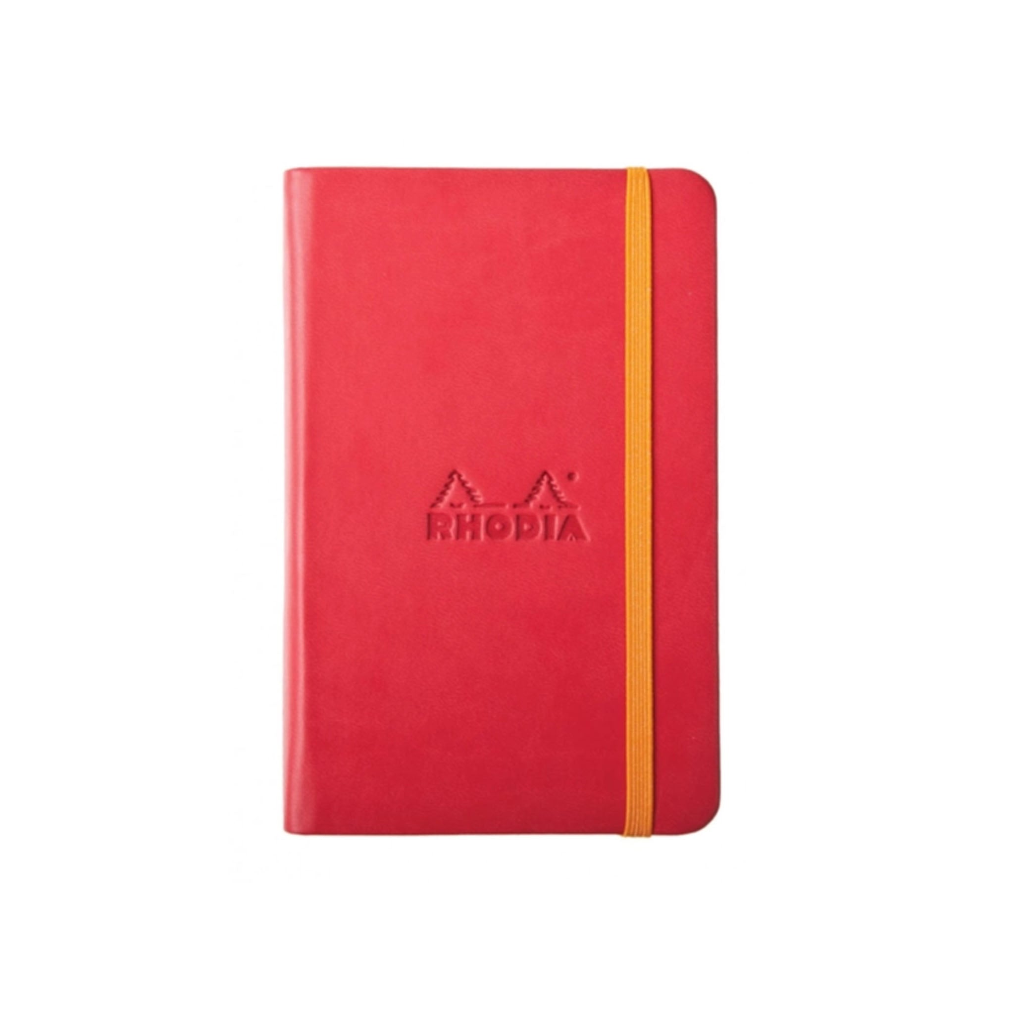 Carnet à couverture rigide Rhodiarama couleur coquelicot