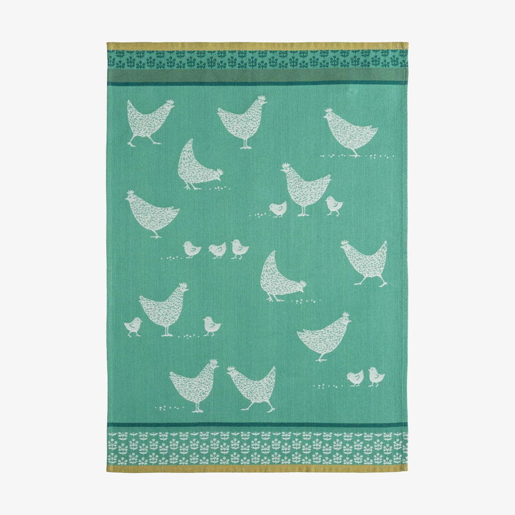 Torchon en coton Poulette