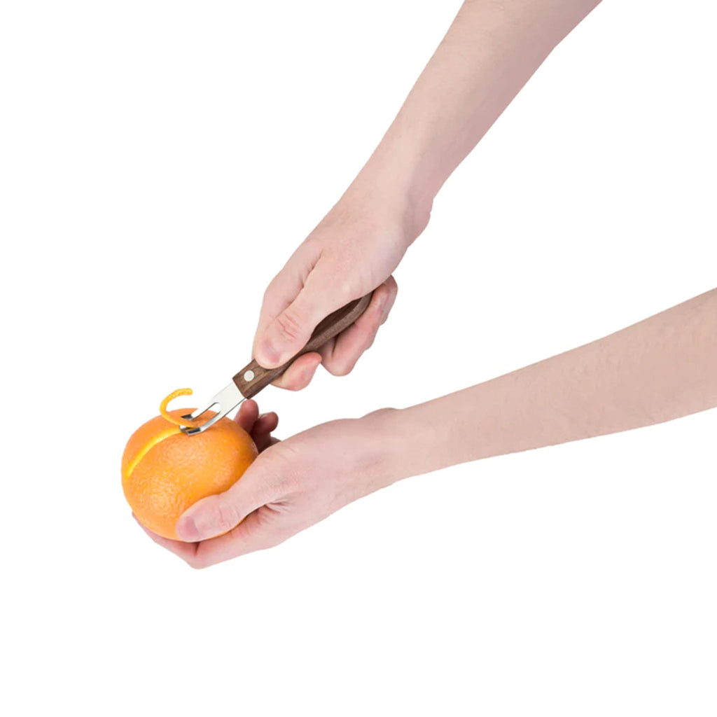 Couteau à rainurer avec manche en noyer