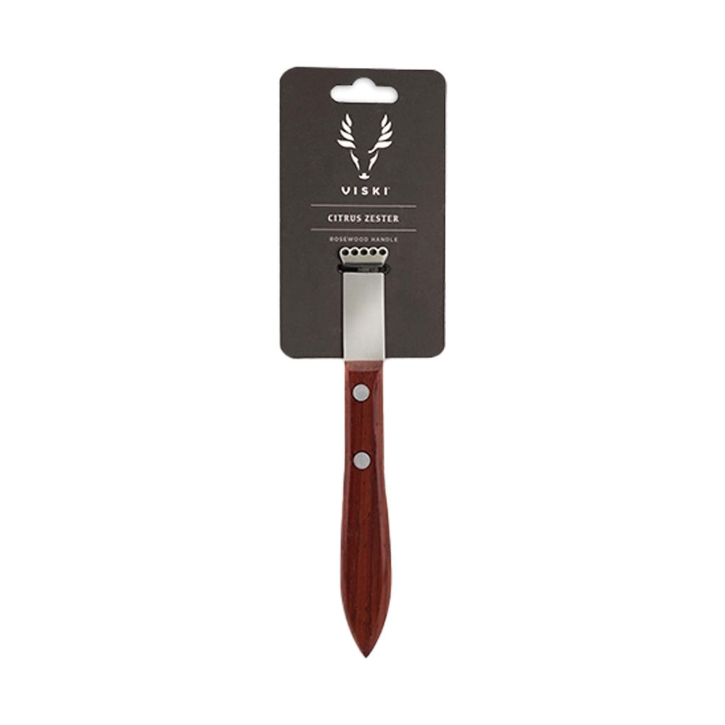 Zesteur d'agrumes professionnel avec manche en acacia