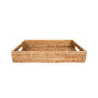 Plateau en rotin prêt à l'emploi