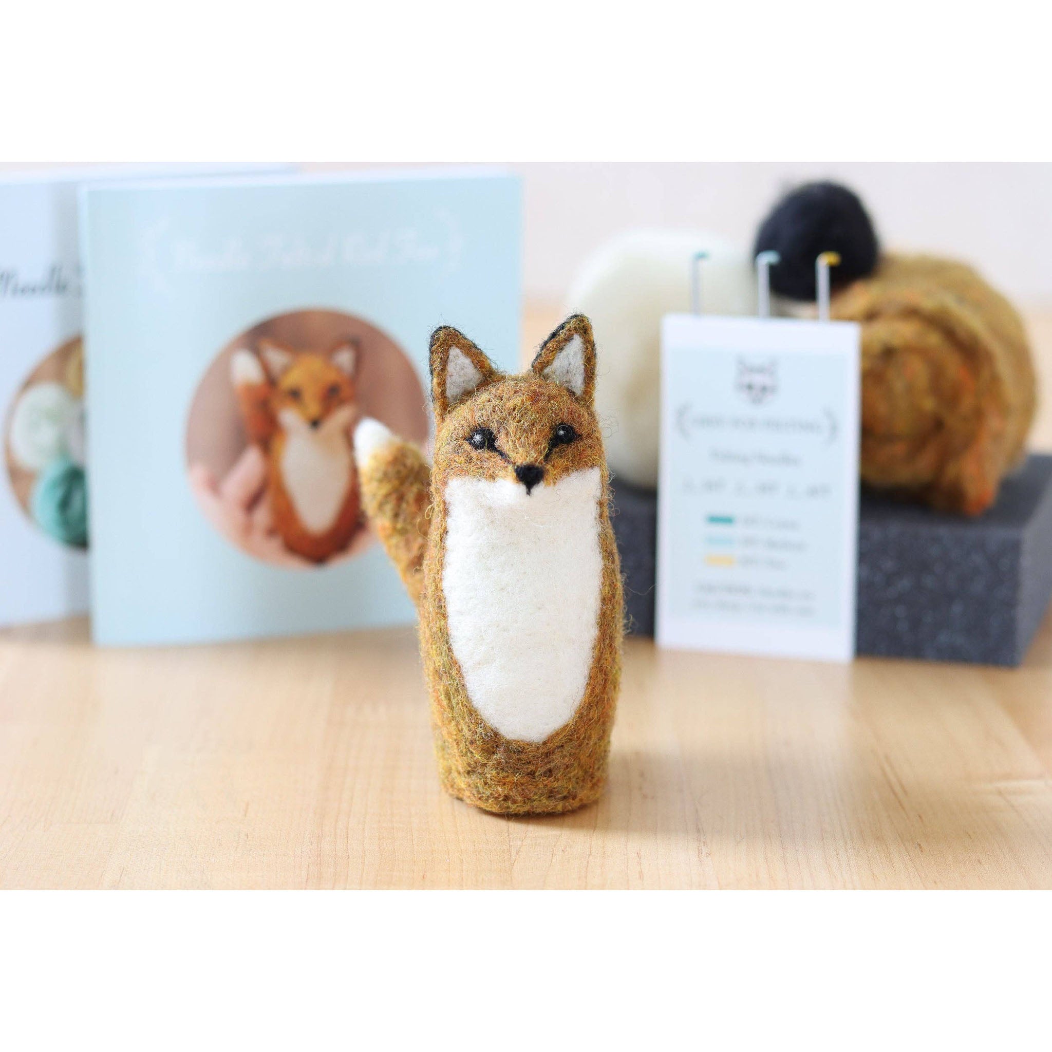 Kit de feutrage à l'aiguille Renard roux