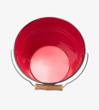 Seau à fruits de mer rouge