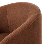 Chaise de salle à manger Rhett couleur rouille Bartin