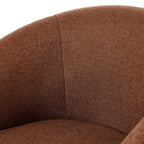 Chaise de salle à manger Rhett couleur rouille Bartin