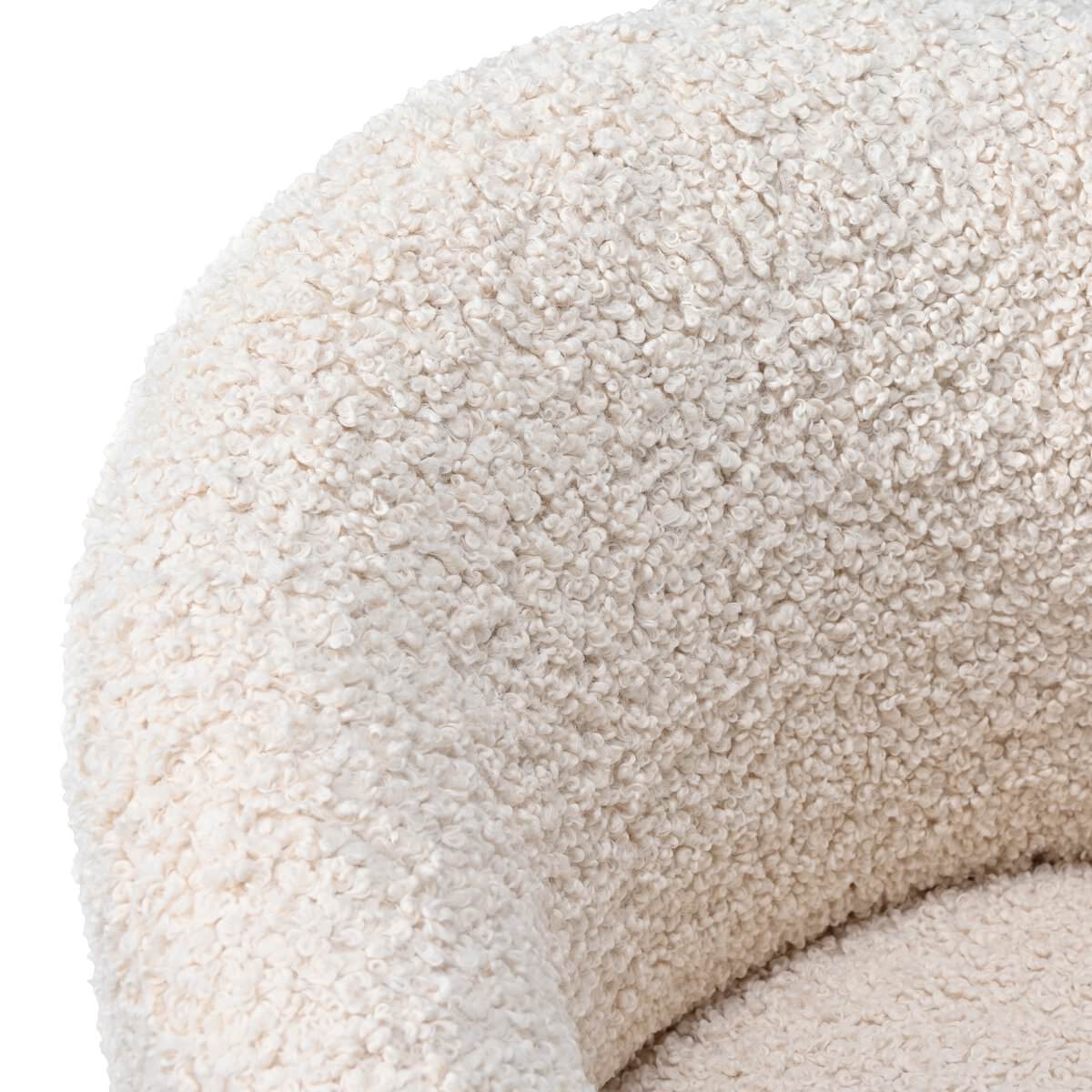 Chaise de salle à manger Rhett couleur ivoire Harben