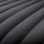 Canapé trois places Remington en cuir noir