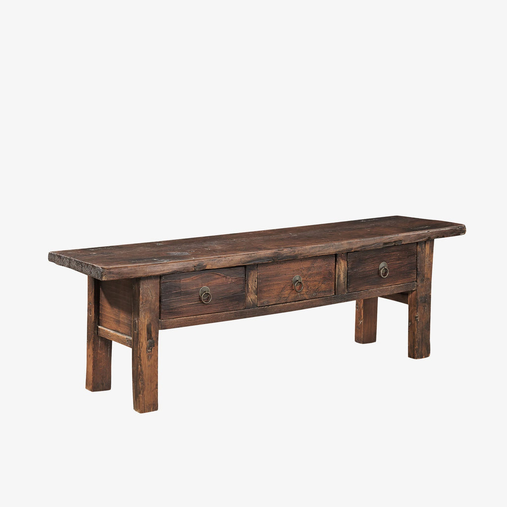 Table basse rustique en bois 