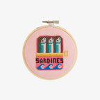 Kit de point de croix Sardines 
