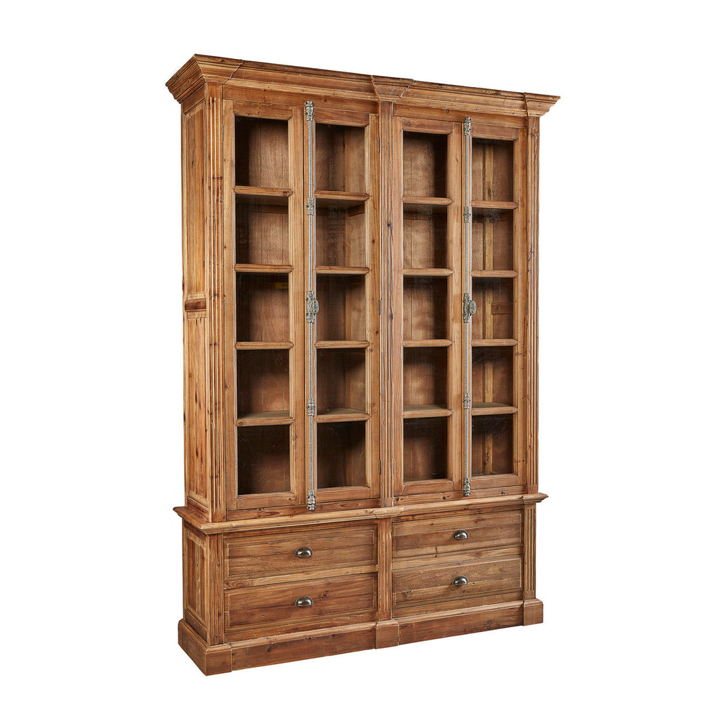 Bibliothèque Sawyer en orme recyclé