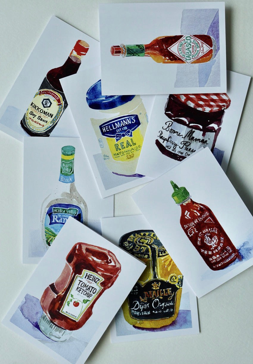 Carte de vœux confiture