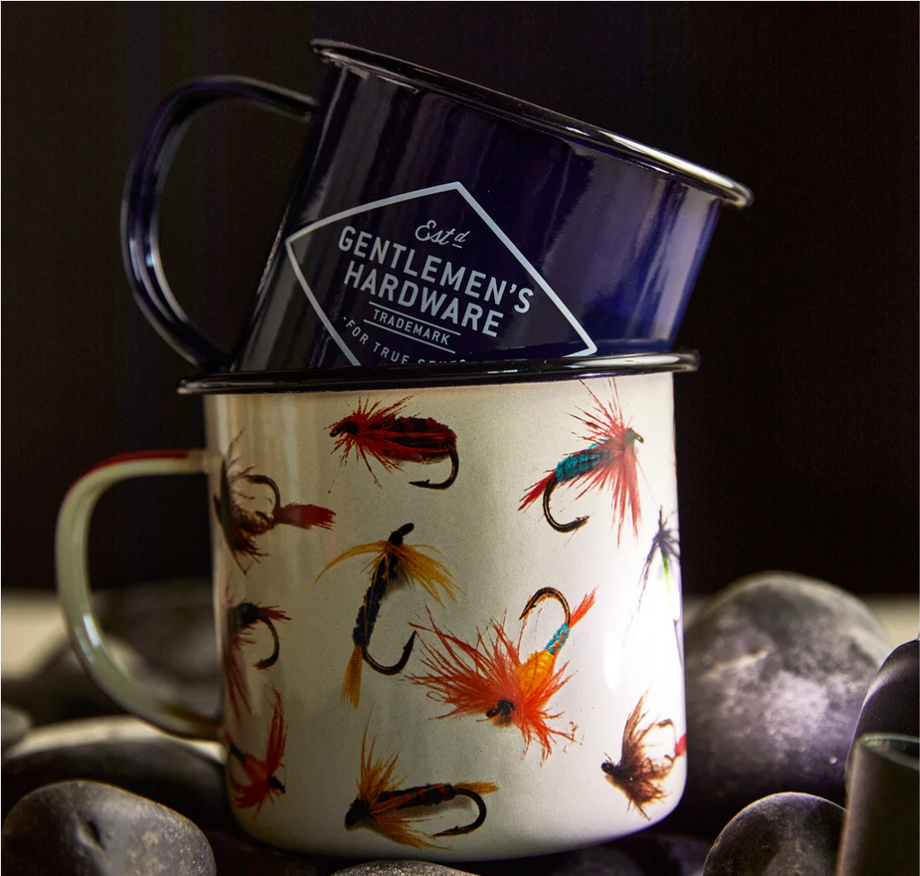 Mug émaillé pour la pêche à la mouche
