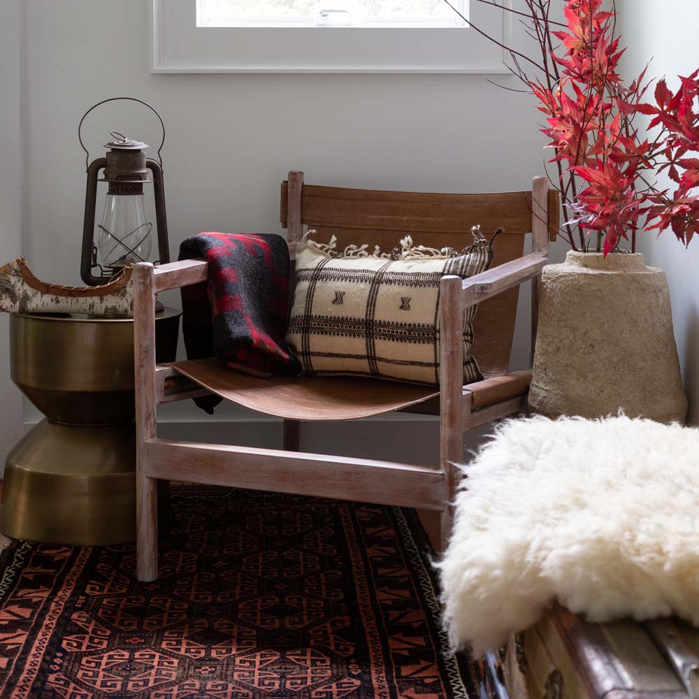 Couverture en peau de mouton du Vermont