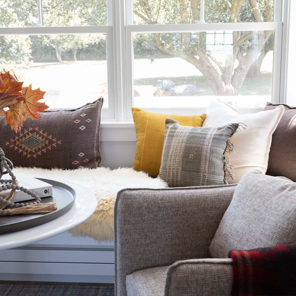 Couverture en peau de mouton du Vermont