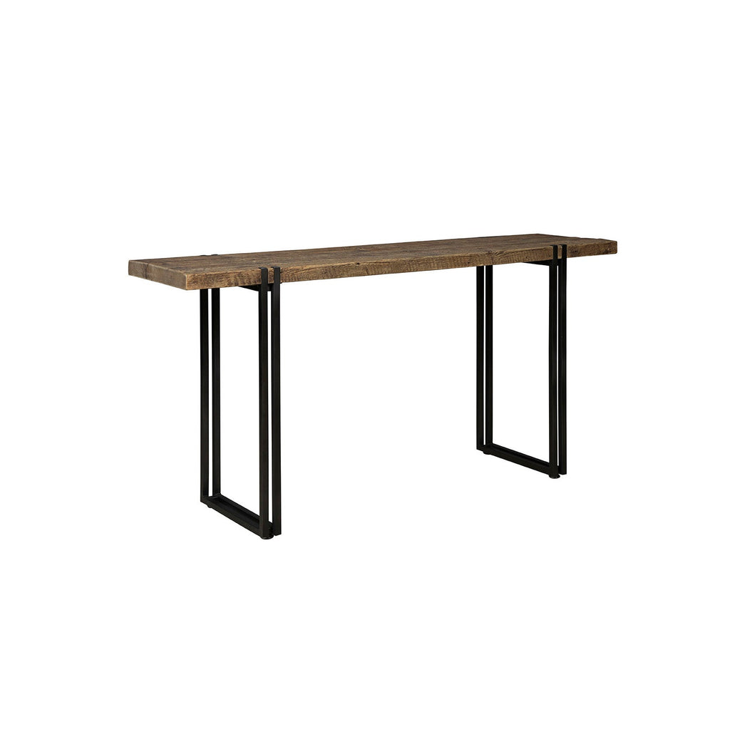 Table console Saxon en bois de récupération