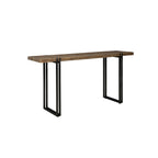 Table console Saxon en bois de récupération