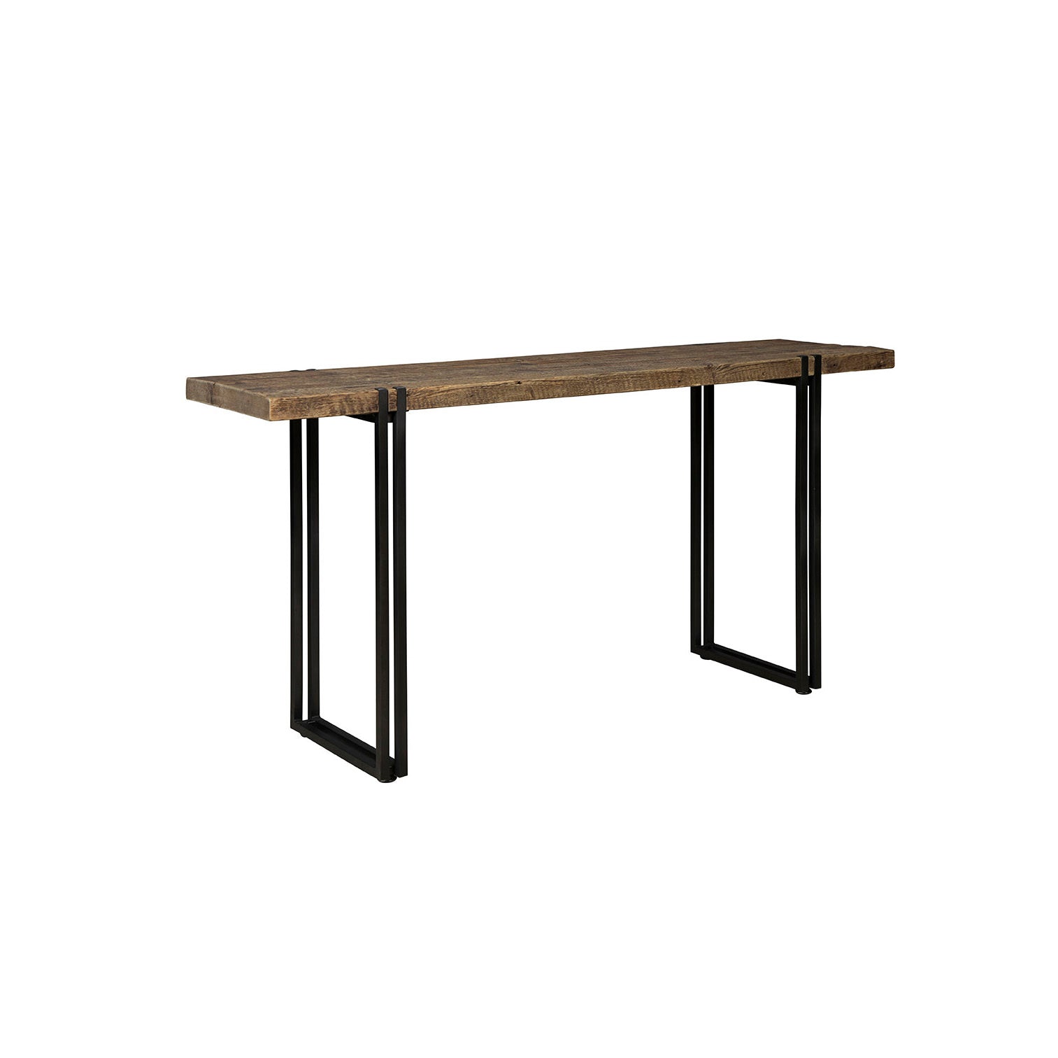 Table console Saxon en bois de récupération