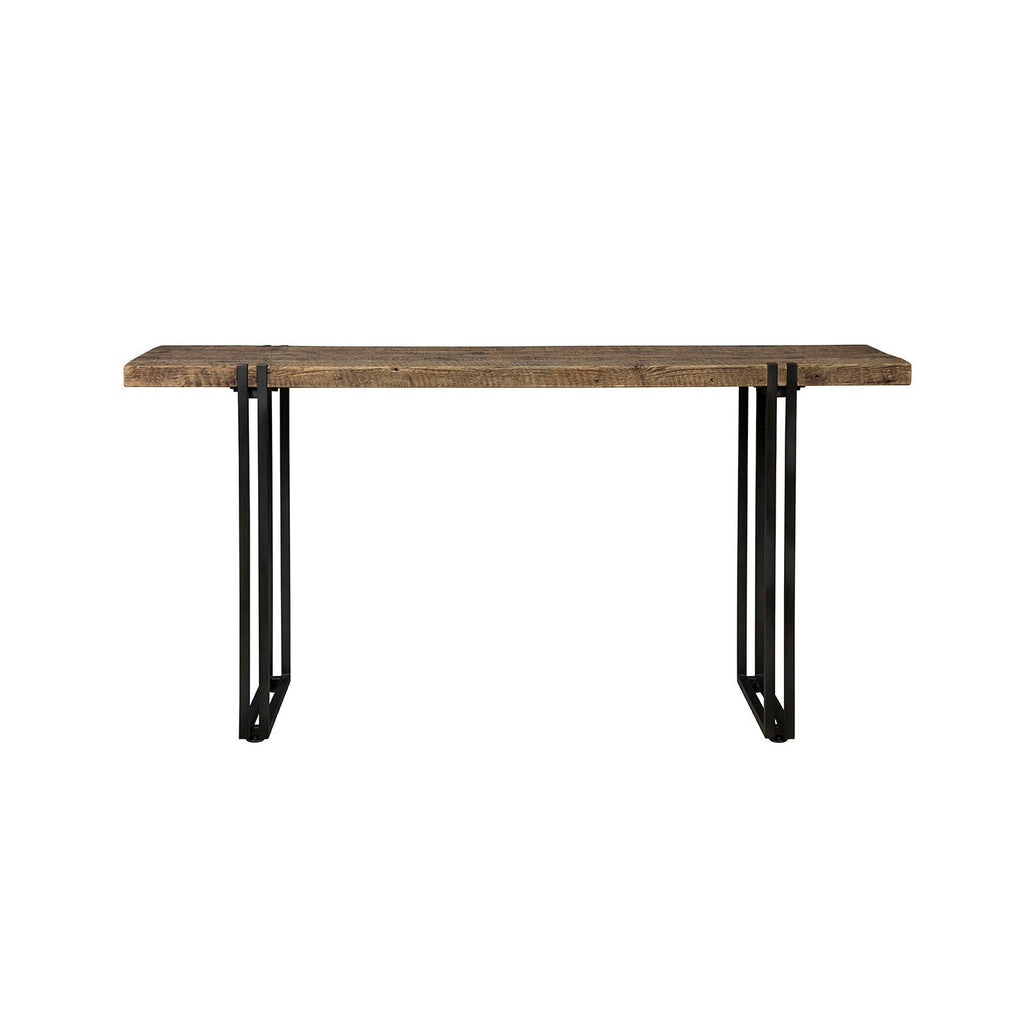 Table console Saxon en bois de récupération