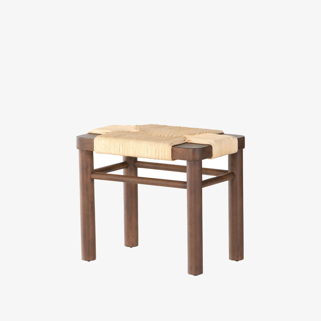 Tabouret Shona Four Hands en coton vintage
