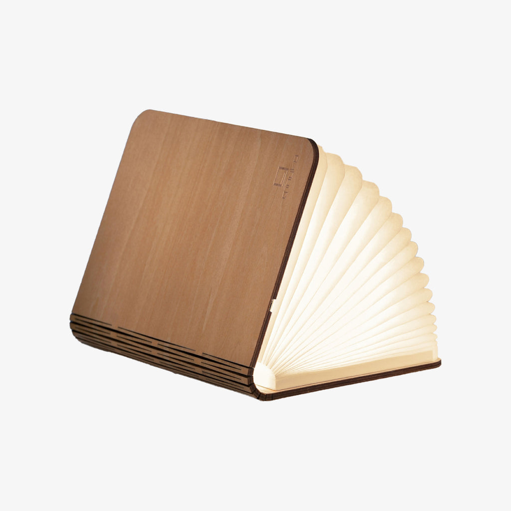 Grande lampe de lecture intelligente en érable