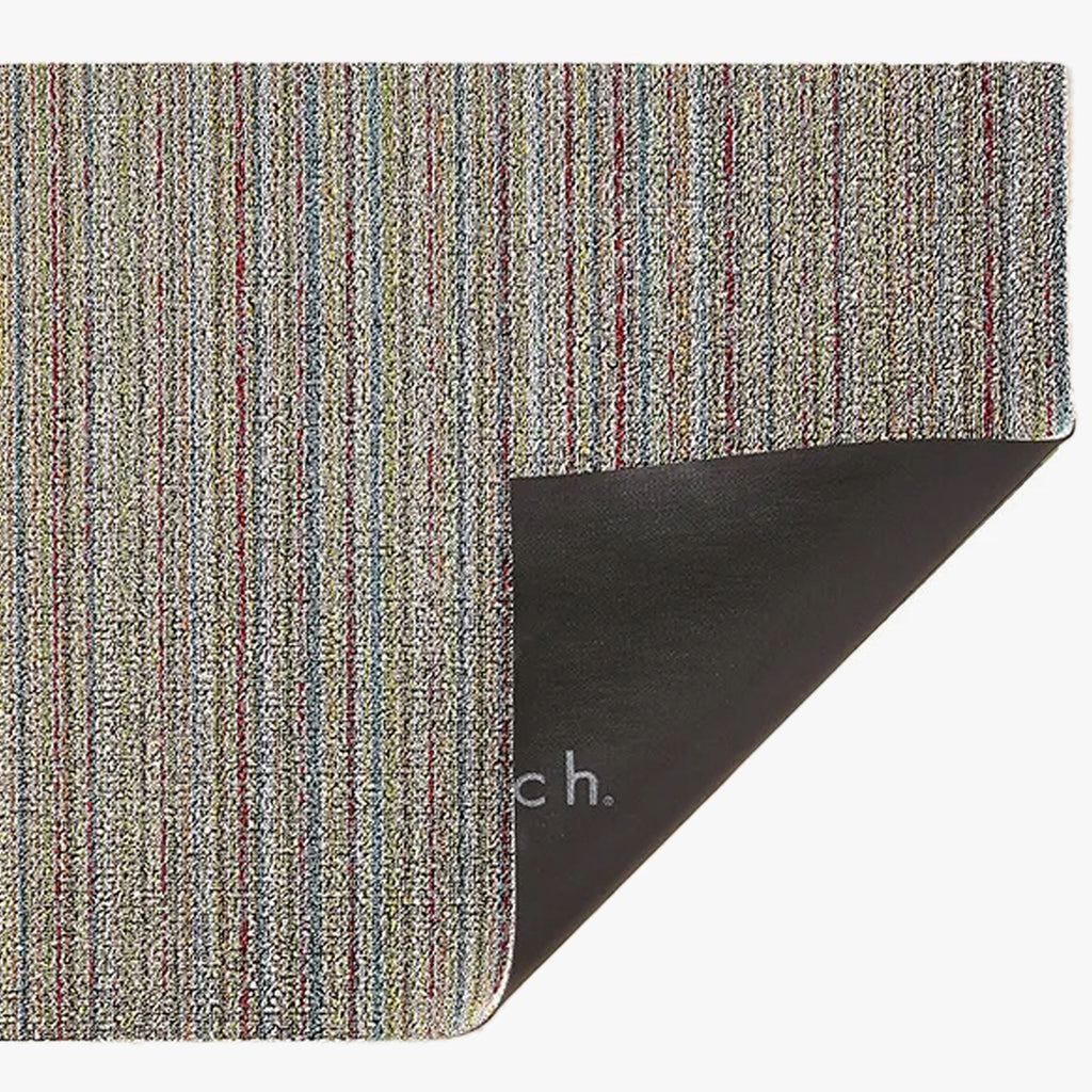 Tapis à poils longs Chilewich Soft Multi à fines rayures 