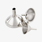 Ensemble d'entonnoirs en acier inoxydable 