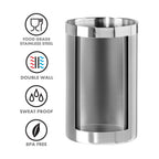 Refroidisseur à vin en acier inoxydable