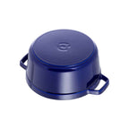 Cocotte ronde Staub de 7 pintes en bleu saphir