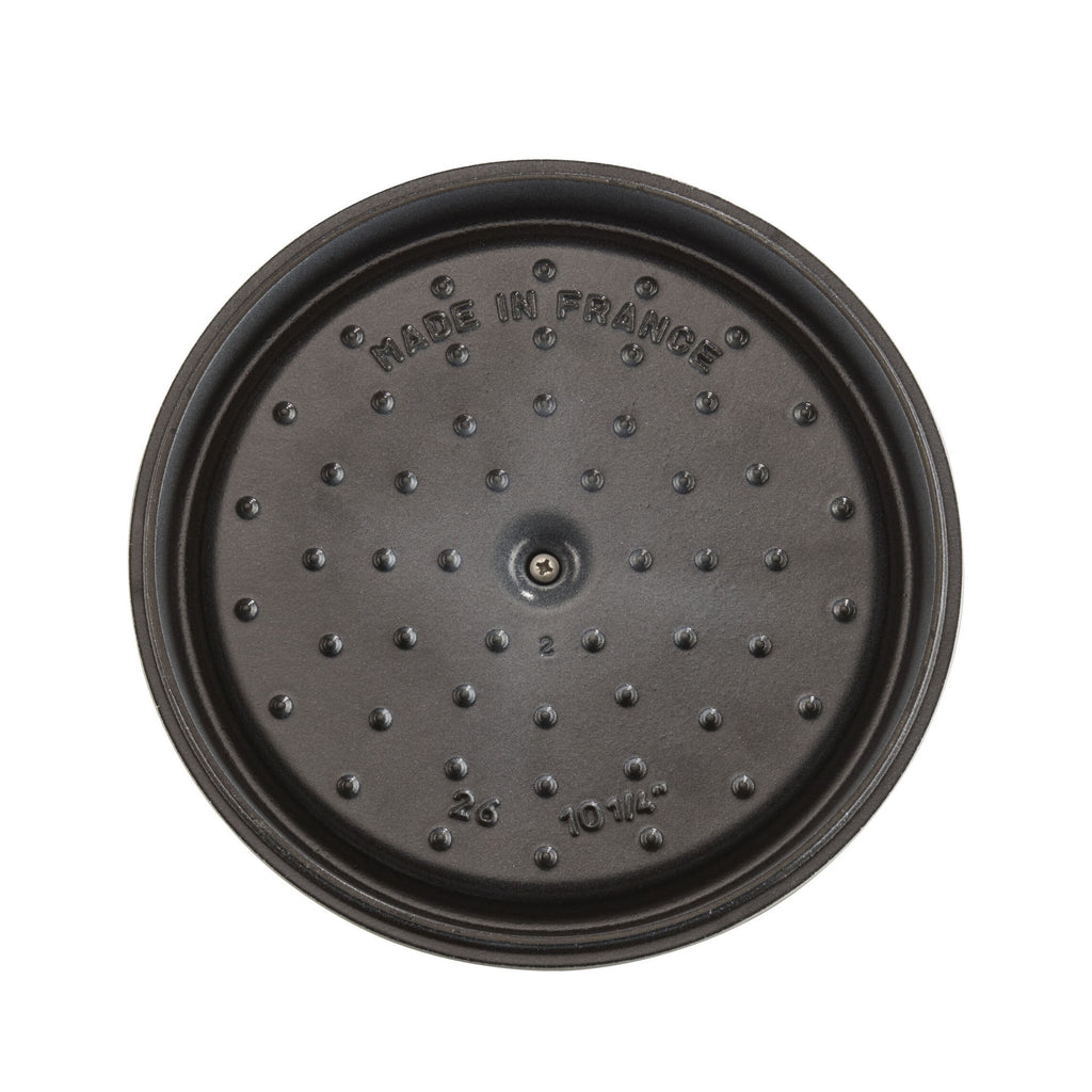 Cocotte ronde Staub de 7 pintes (environ 7,6 litres) en blanc