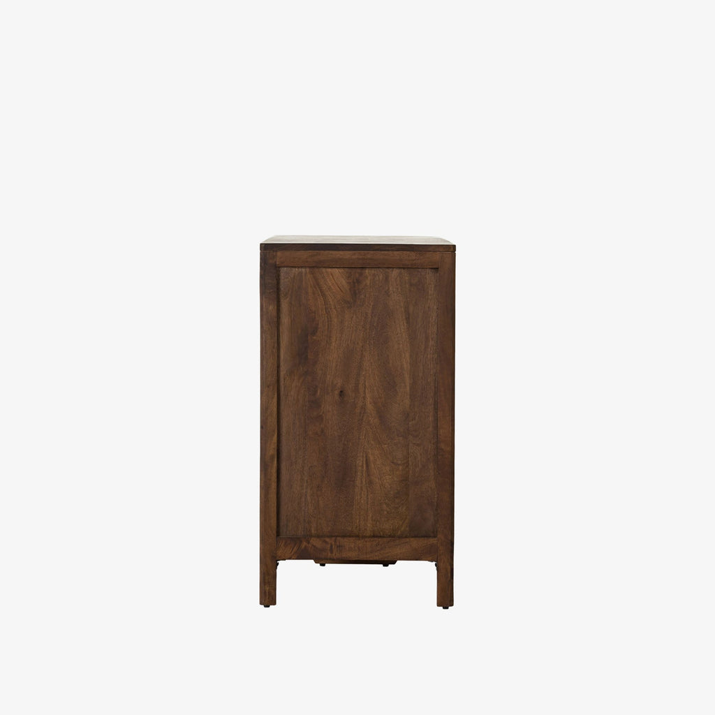 Commode Four Hands Sydney à 6 tiroirs, finition marron délavée