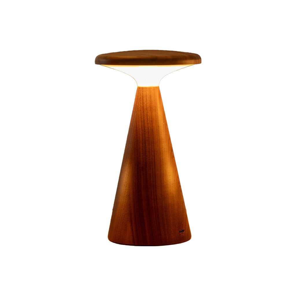 Lampe de table Sylva en noyer - Mini