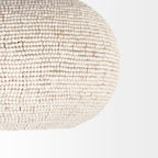 Lustre rond à perles Thalia