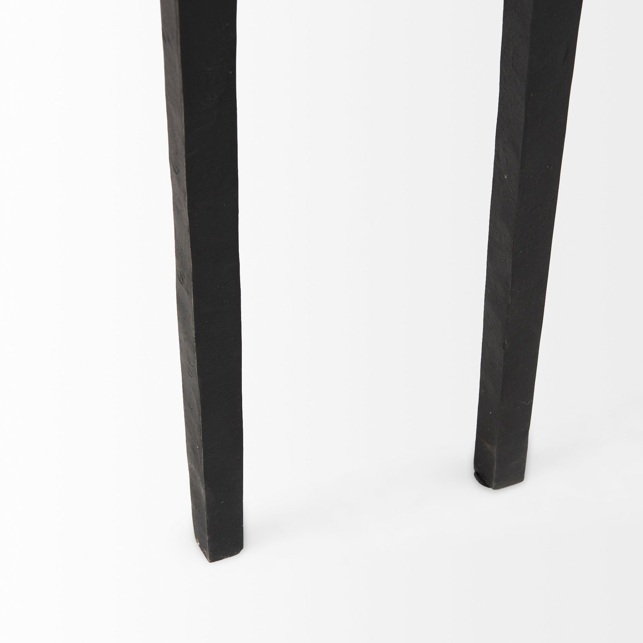 Table console en fer noir Tritan