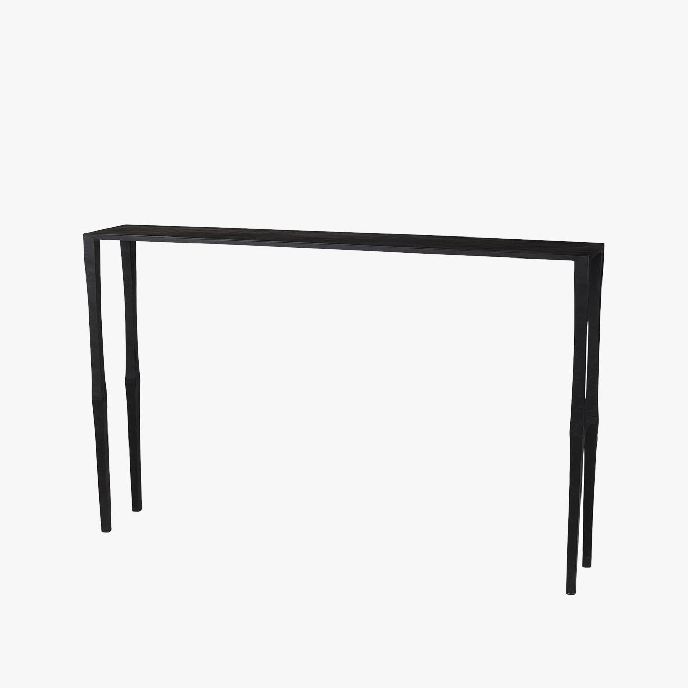 Table console en fer noir Tritan