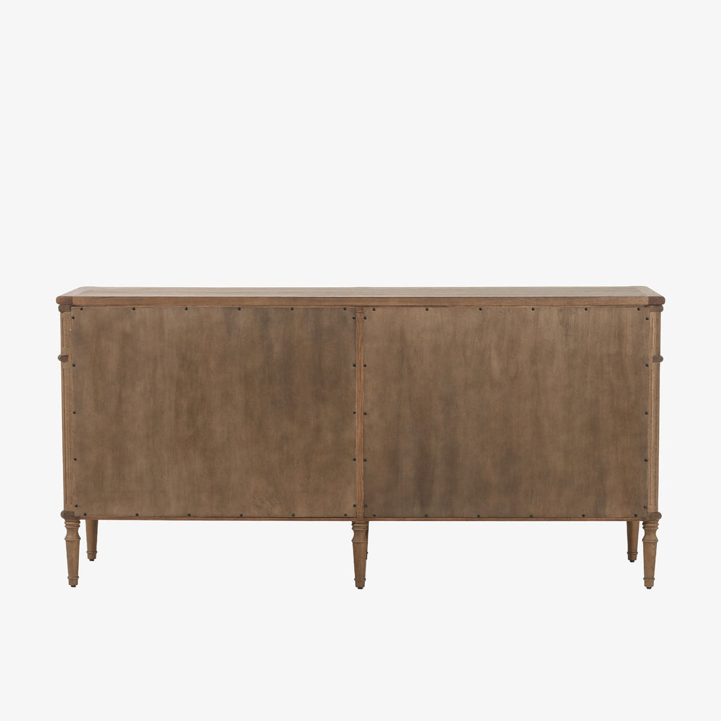 Commode Toulouse à 6 tiroirs Four Hands en chêne grillé 