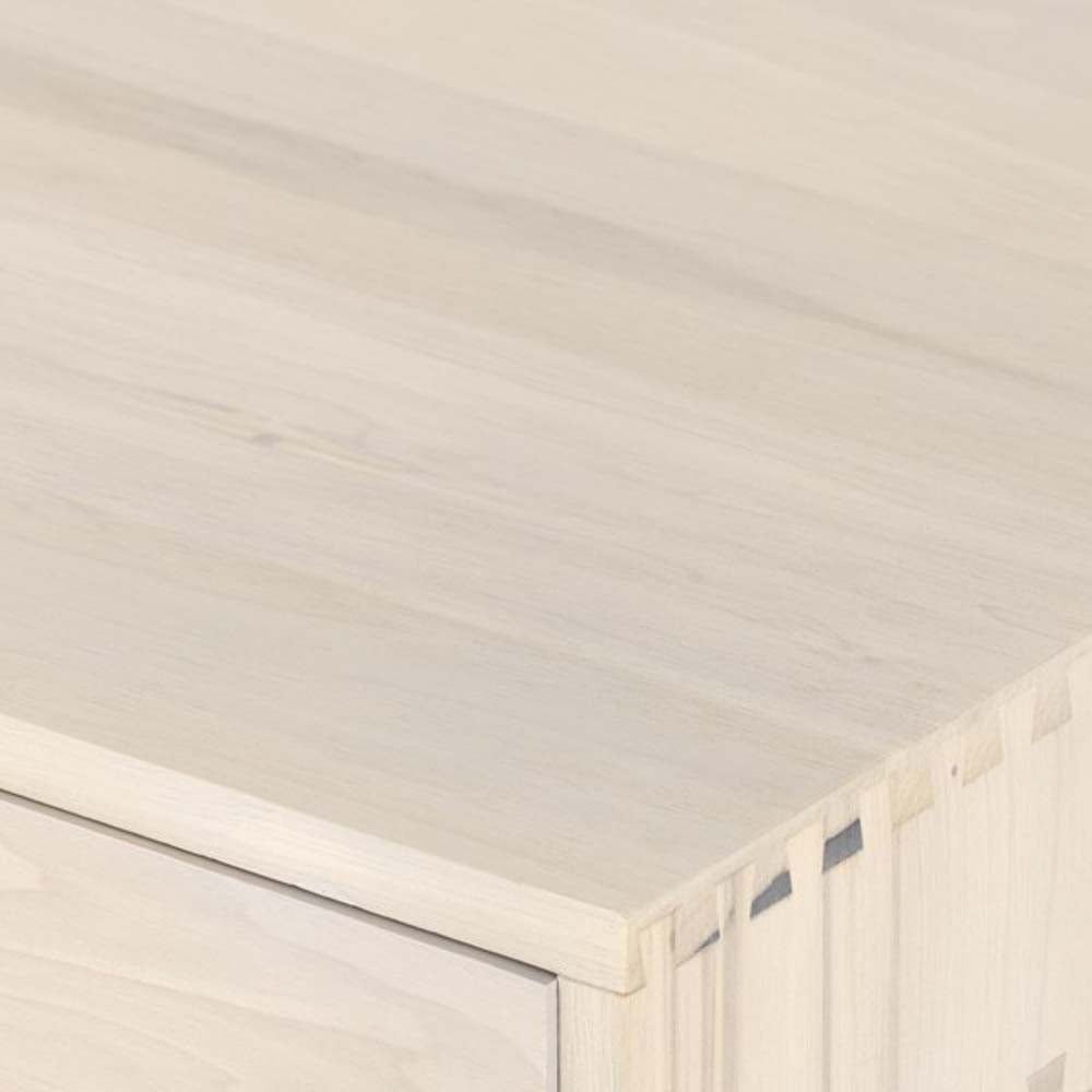 Bureau modulaire Four Hands Trey en peuplier couleur tourterelle