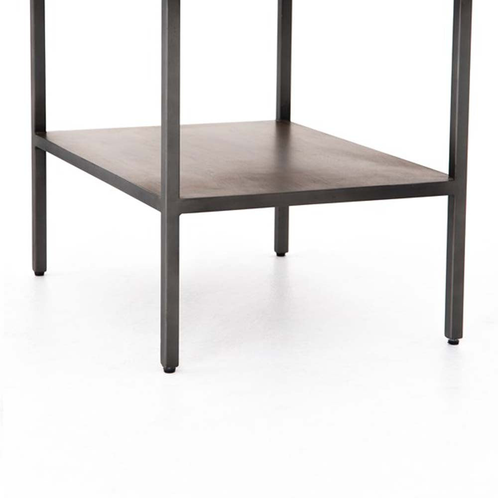 Table de chevet Four Hands Trey en Auburn Poplar