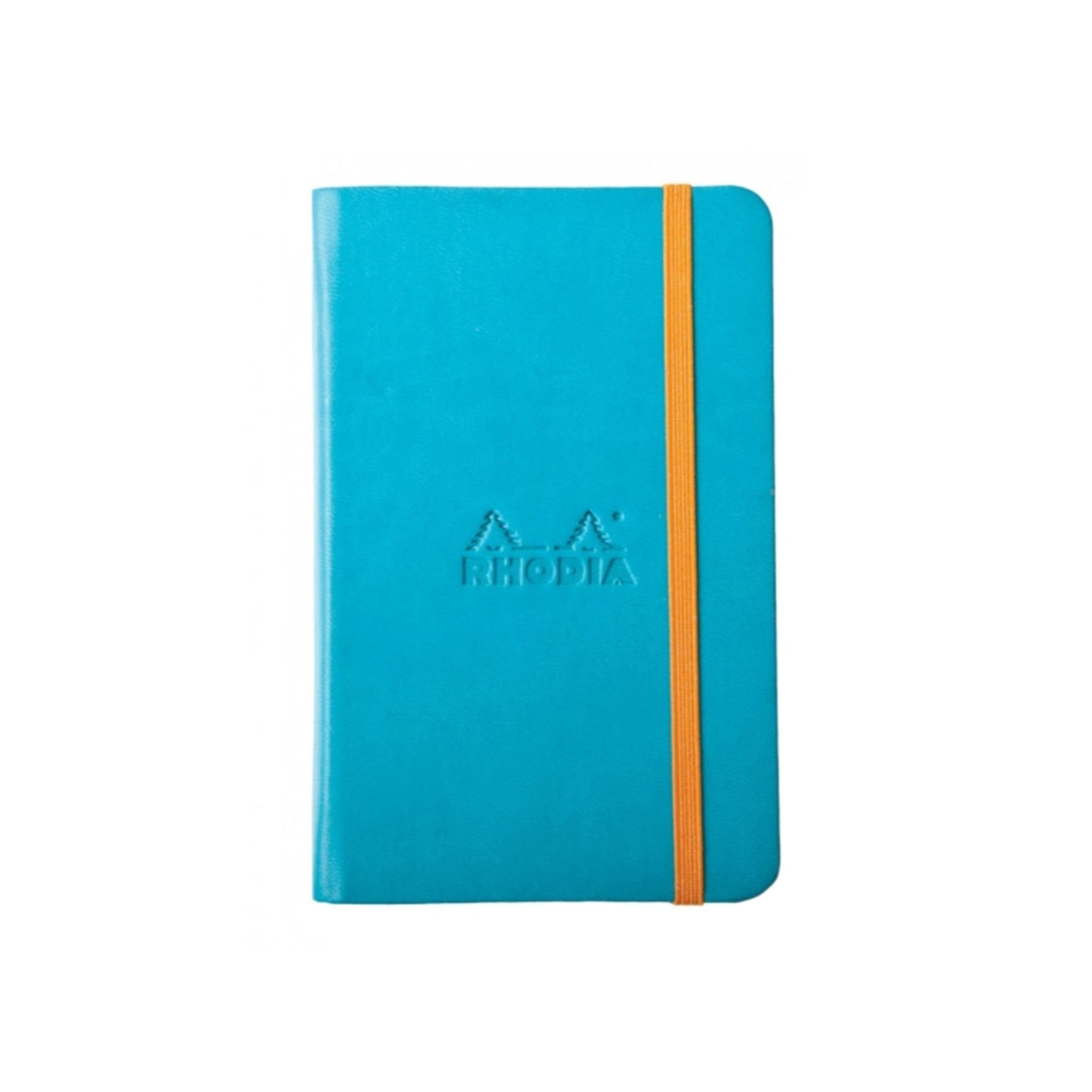 Carnet à couverture rigide Rhodiarama turquoise