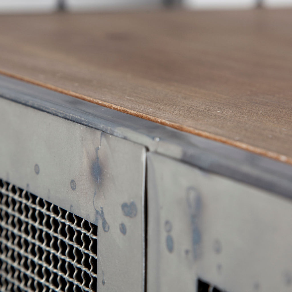 Chariot de bar Fin en métal et bois