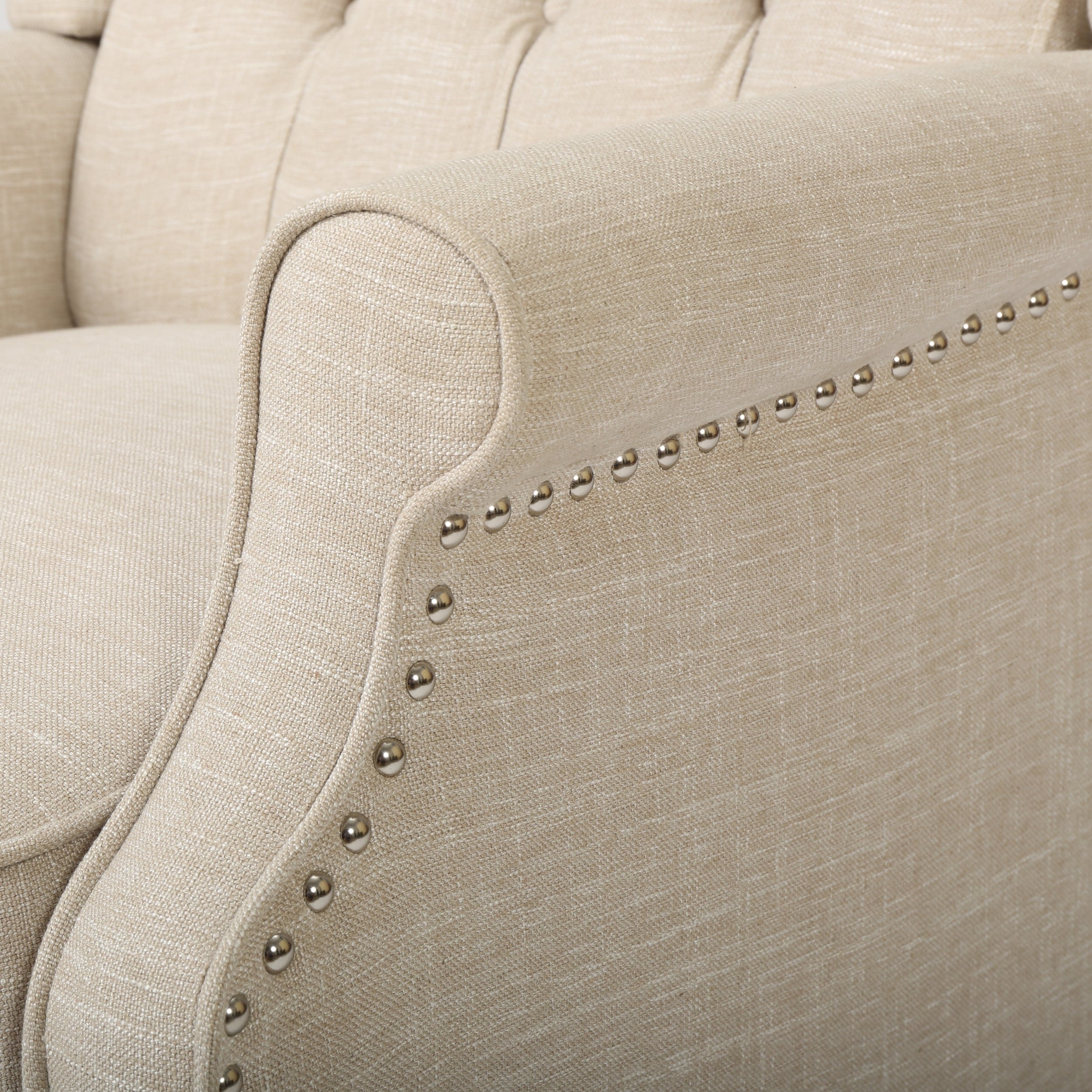 Fauteuils inclinables Walter en tissu capitonné (lot de 2) par Christopher Knight Home