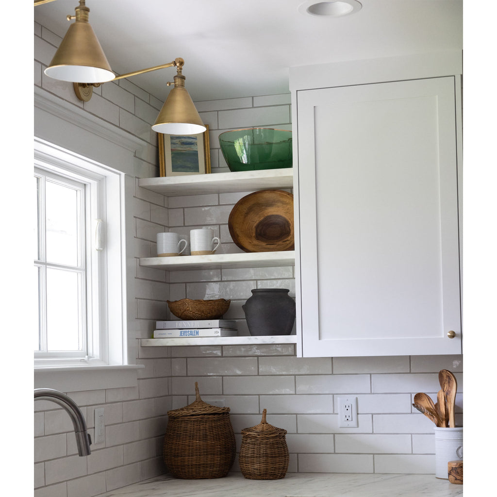 Panier en osier en forme de gland