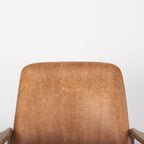 Fauteuil d'appoint Winston couleur cognac